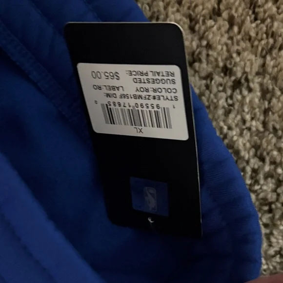 NBA Mens Royal Blue Joggers - Picture 3 of 5